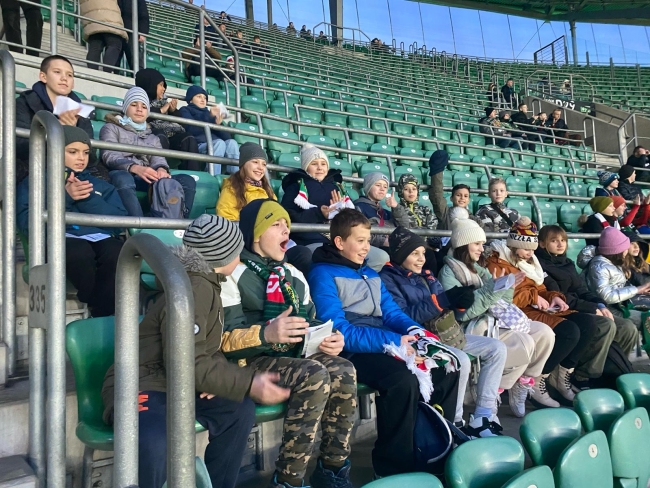 Przedstawiciele naszej szkoły na meczu WKS Śląska Wrocław