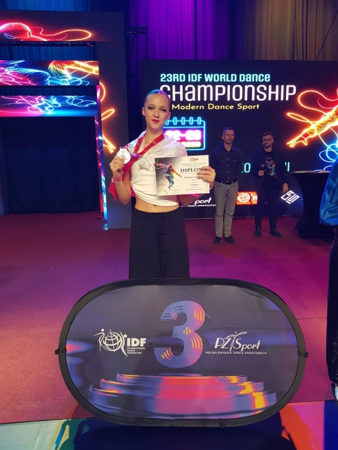 Michalina Latuszkiewicz z pięcioma medalami Mistrzostw Świata w tańcu!