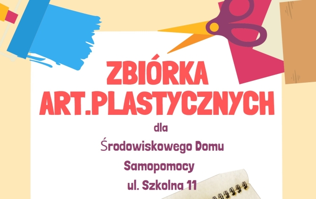 Zbiórka artykułów plastycznych