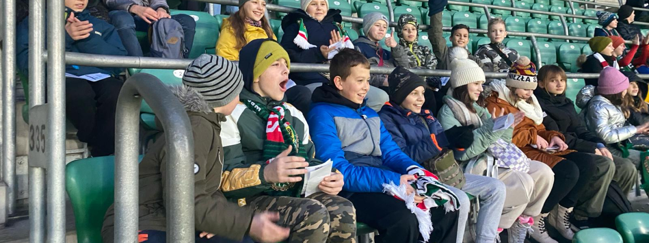 Przedstawiciele naszej szkoły na meczu WKS Śląska Wrocław