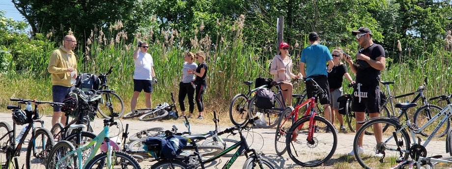 Wycieczka rowerowa klasy 5b do Kryniczna - 3 czerwca 2023 r.