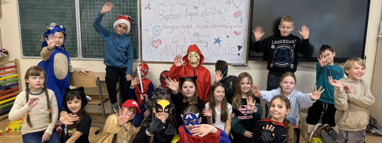 Andrzejkowe zabawy w klasie IIIc