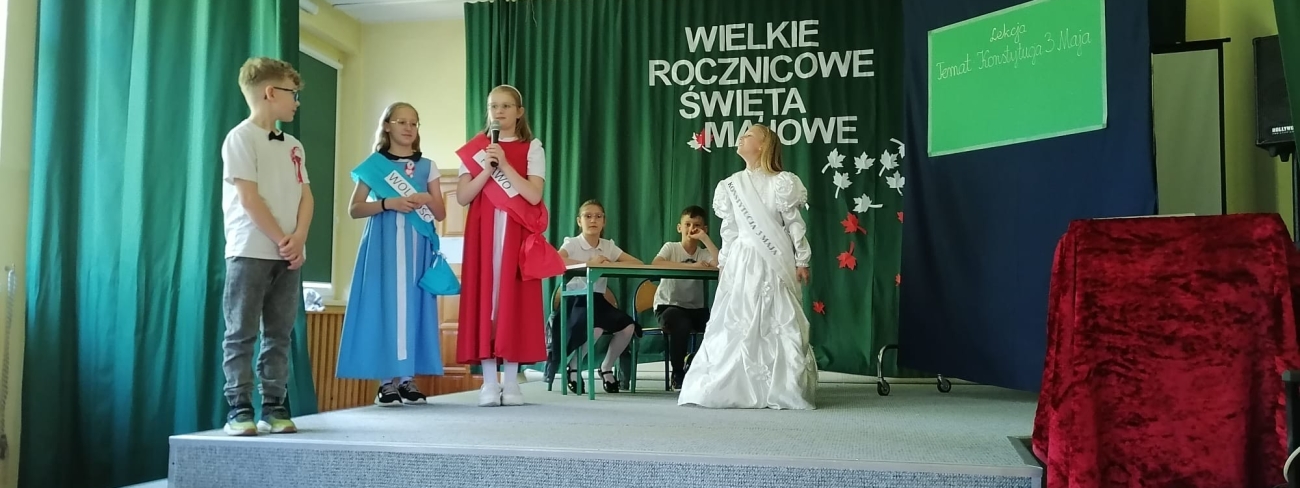 Akademia z okazji Świąt Majowych dla uczniów klas I-III