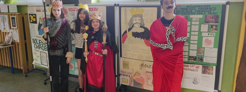 Galeria z uczczenia w naszej szkole 1000. rocznicy koronacji Bolesława Chrobrego (klasy 4-8)