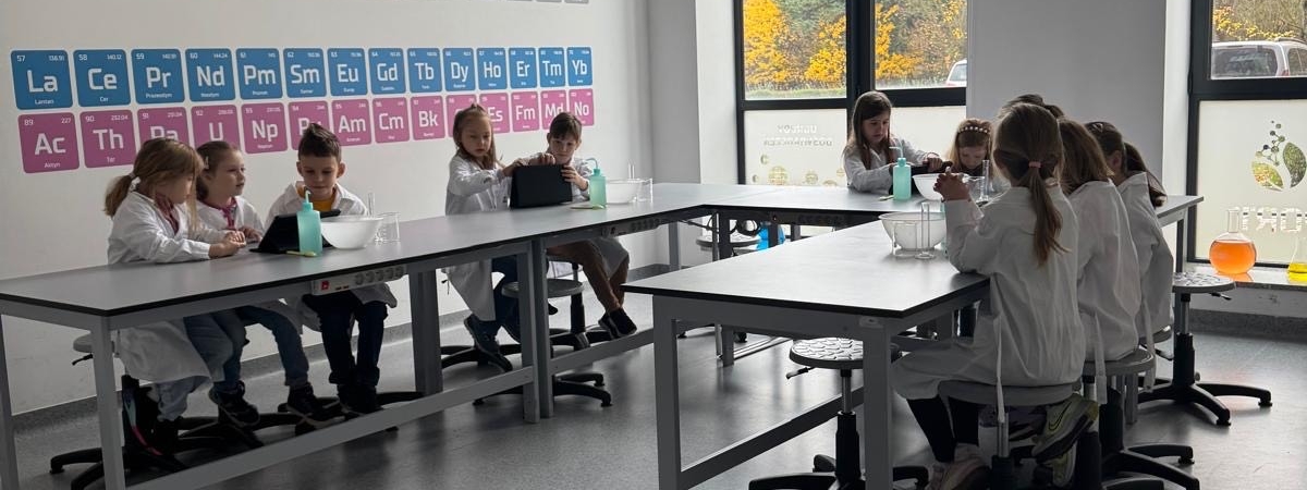 Zajęcia w Ogrodach Doświadczeń klasy 1c