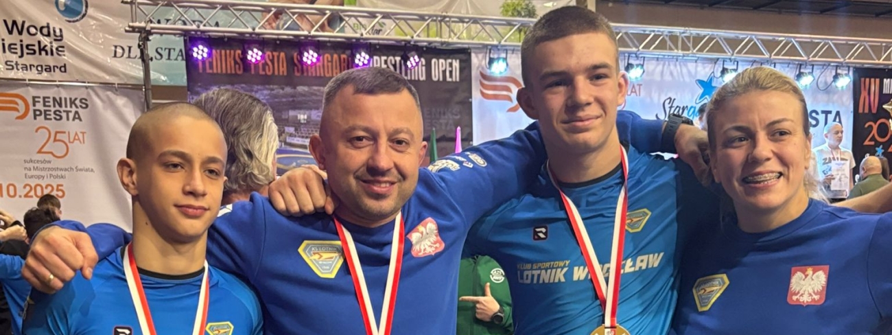 Oliwier Kusman złotym medalistą Mistrzostw Polski w zapasach, Maksymilian Cieplik "brązowy"!