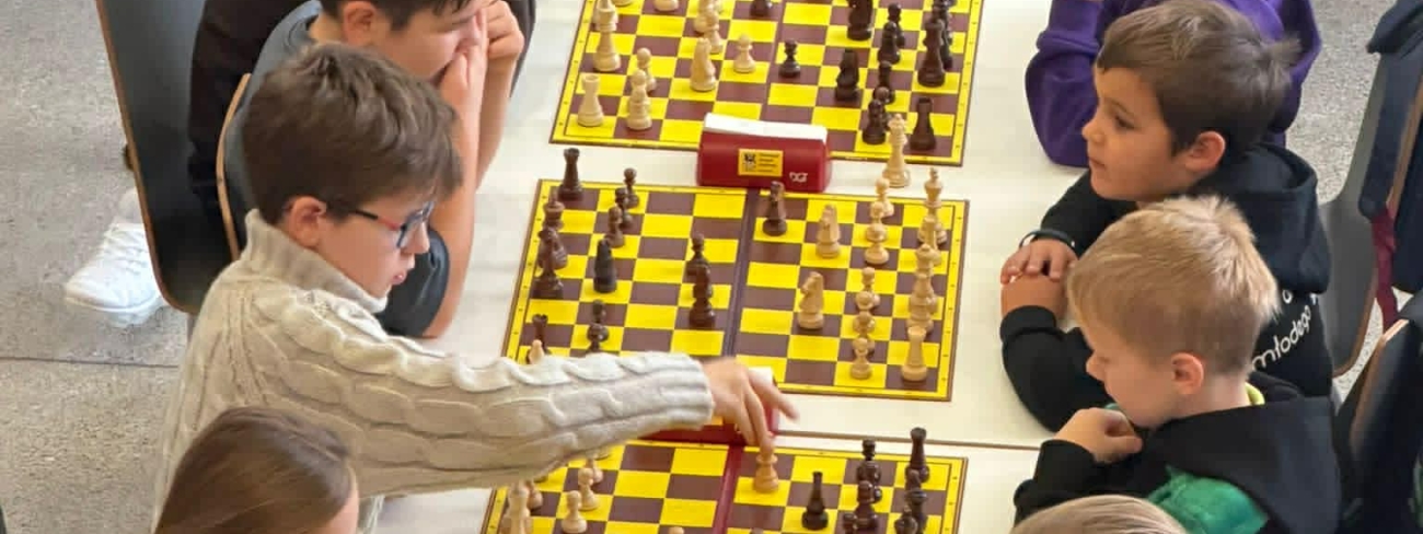 Start naszej szkoły w Igrzyskach Dzieci w szachach