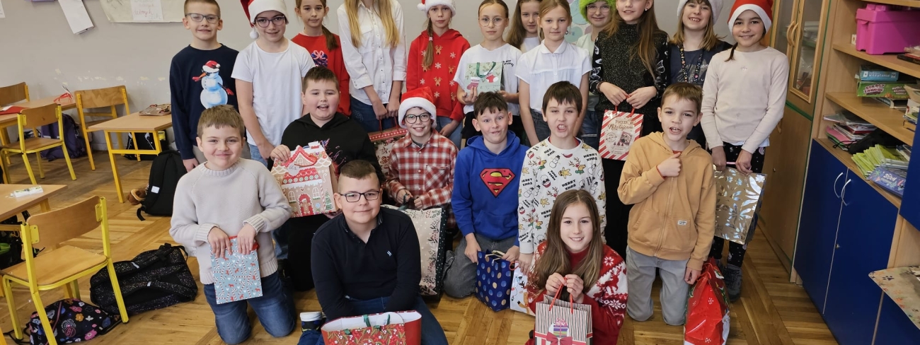 Mikołajki w klasie 4d