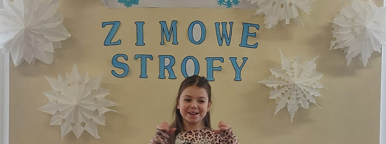 Wyniki konkursu recytatorskiego pt. "Zimowe Strofy"