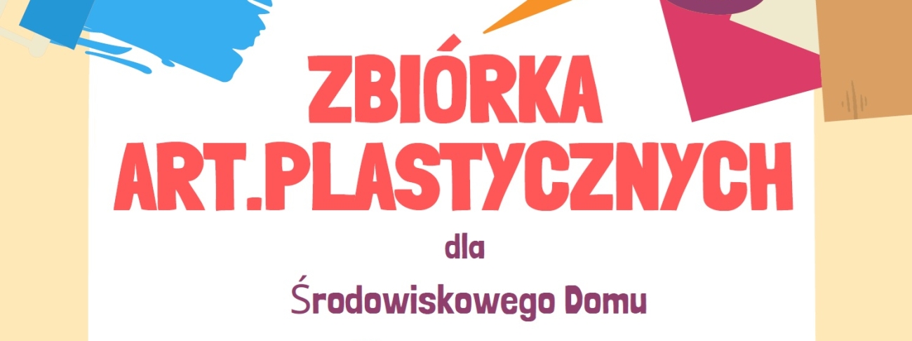 Zbiórka artykułów plastycznych