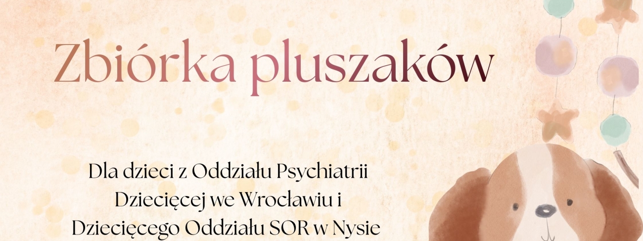 Zbiórka pluszaków w naszej szkole