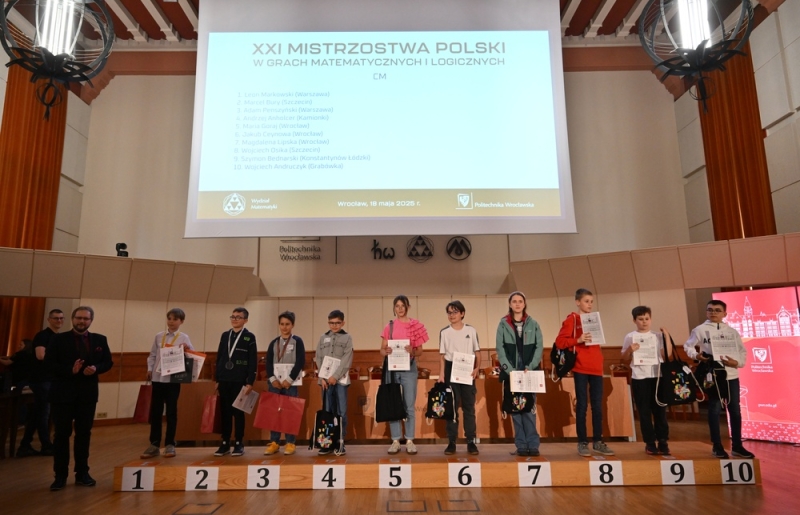Kolejny sukces Jakuba Ceynowy w Mistrzostwach Gier Matematycznych i Logicznych!