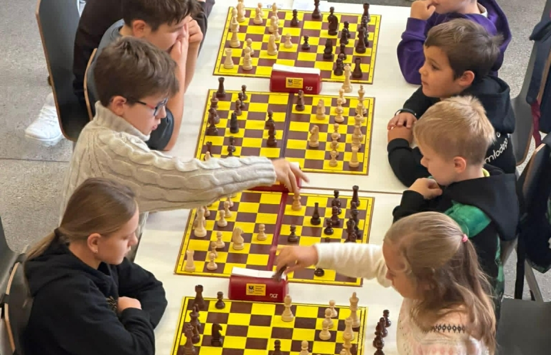 Start naszej szkoły w Igrzyskach Dzieci w szachach