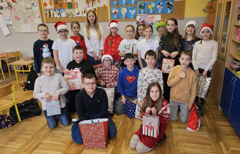 Mikołajki w klasie 4d