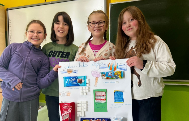 Zajęcia edukacji zdrowotnej w klasie 4e