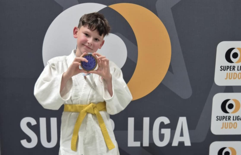 Brązowy medal Leona Onyszko w Super Lidze Judo